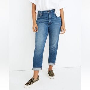 Madewell Women's Straight-Leg Blue Jeans